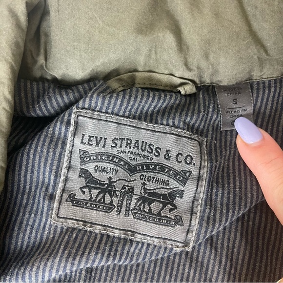 Levi’s Lightweight Cotton Hooded Utility Jacket, Small - Picture 14 of 15